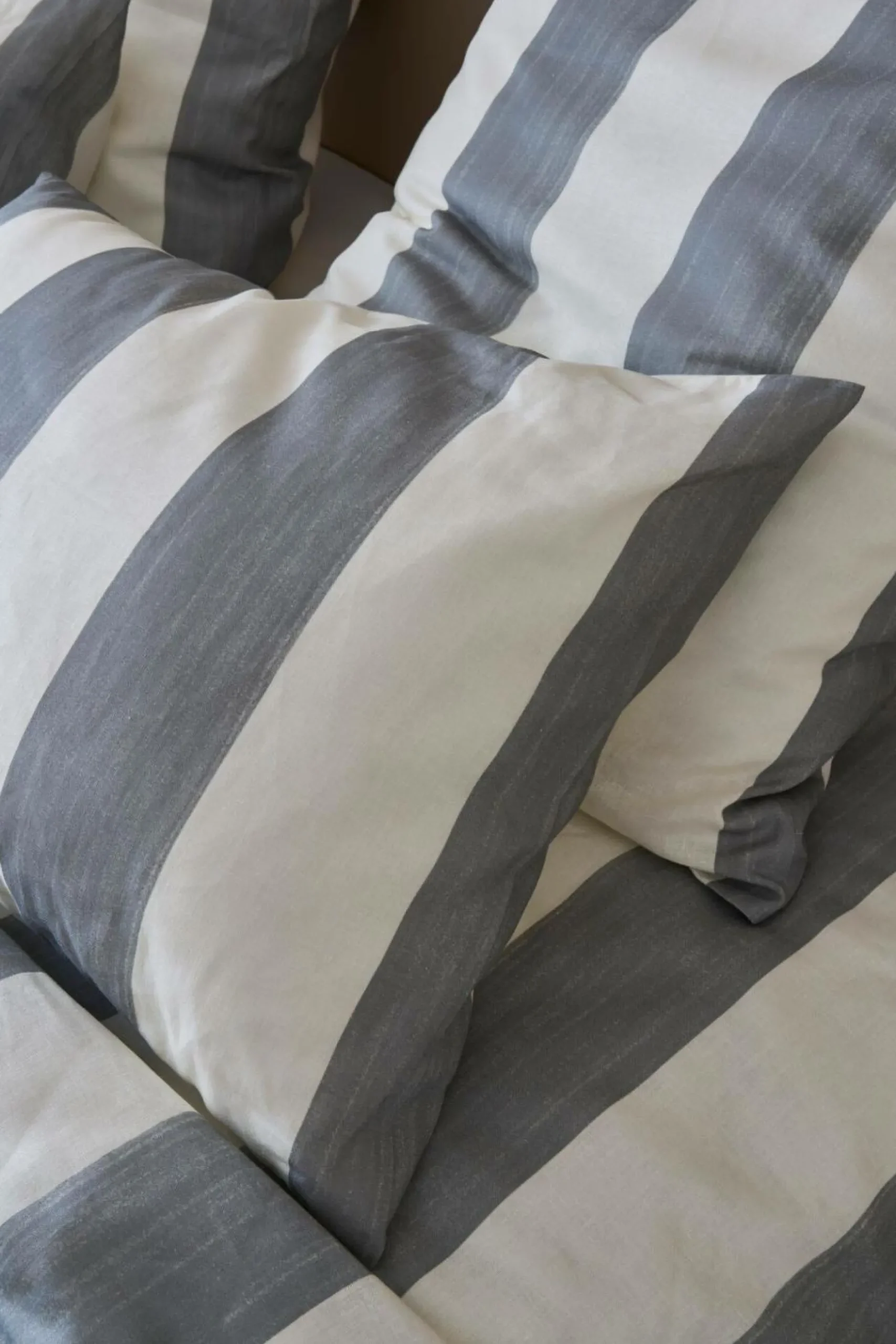Housses De Couette|Parures De Lit>Camif Parure de lit coton lin Oyat - - 240 x 220 cm Gris souris