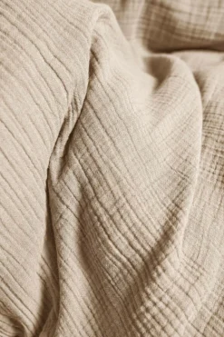 Parures De Lit Enfant></noscript>Camif Parure de lit enfant gaze de coton bio Lou - - 140 x 200 cm Beige