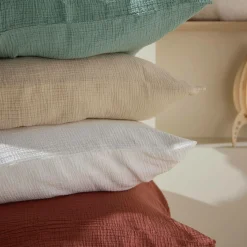 Parures De Lit Enfant></noscript>Camif Parure de lit enfant gaze de coton bio Lou - - 140 x 200 cm Beige