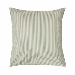Housses De Couette|Parures De Lit>Camif Parure de lit percale Aulne - - 240 x 220 cm Rayures Vertes
