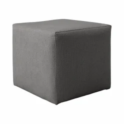 Repose-Pieds>Camif Petit pouf tissu Otis - Gris