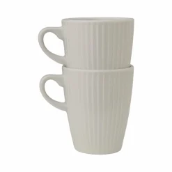 Tasses|Tasses>Camif PILLIVUYT Lot de 2 Mugs Plissé