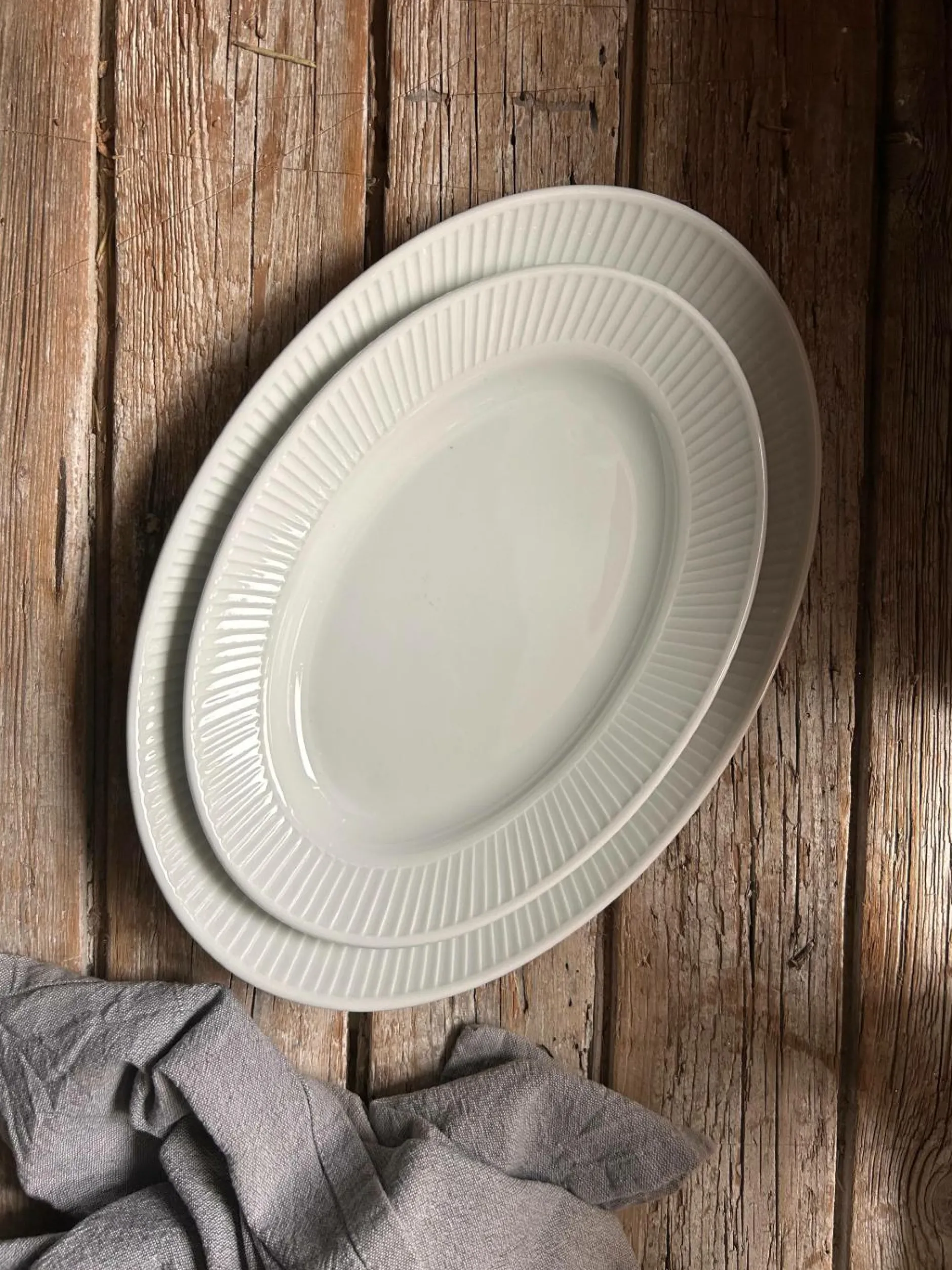 Plats De Service>Camif PILLIVUYT Plat ovale Plissé