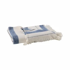 Plaids|Plaids>Camif Plaid recyclé Tristan - - 120 x 180 cm Bleu/gris