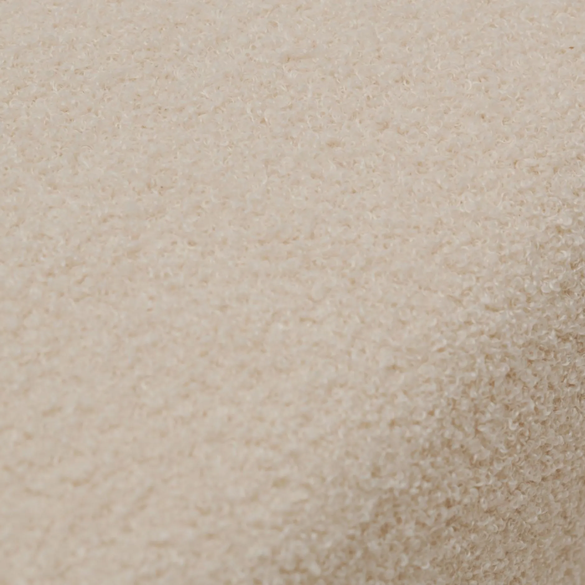 Repose-Pieds>Camif Pouf bouclette carré Ome - Lin