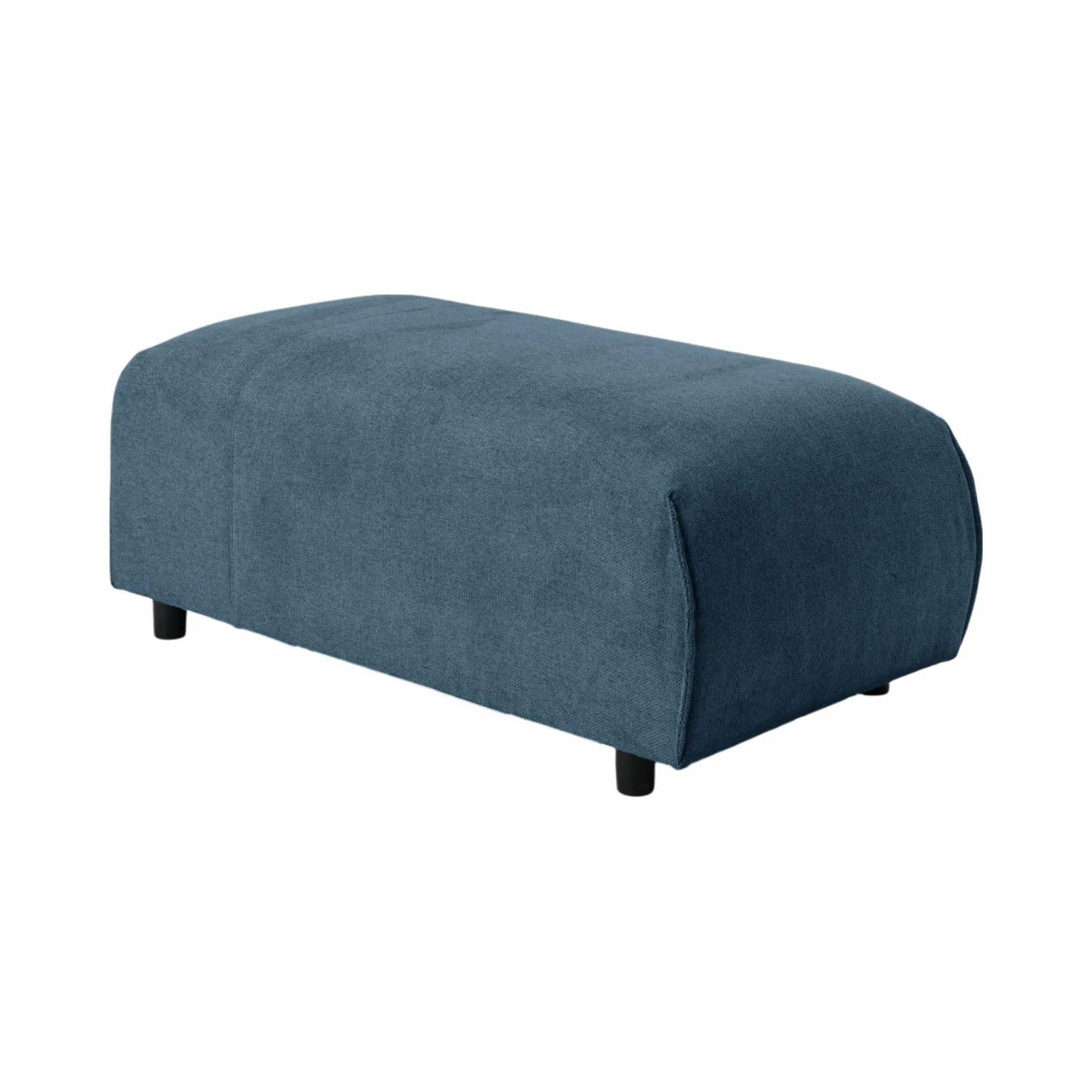 Canapés Modulables>Camif Pouf pour canapé modulable tissu Solal - Bleu