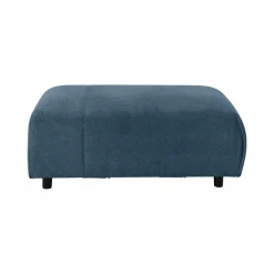 Canapés Modulables>Camif Pouf pour canapé modulable tissu Solal - Bleu
