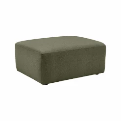 Canapés Modulables>Camif Pouf pour canapé modulable tissu Pixel - Vert Mousse