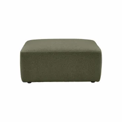 Canapés Modulables></noscript>Camif Pouf pour canapé modulable tissu Pixel - Vert Mousse