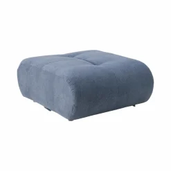 Canapés Modulables>Camif Pouf pour canapé modulable tissu Benny - Bleu