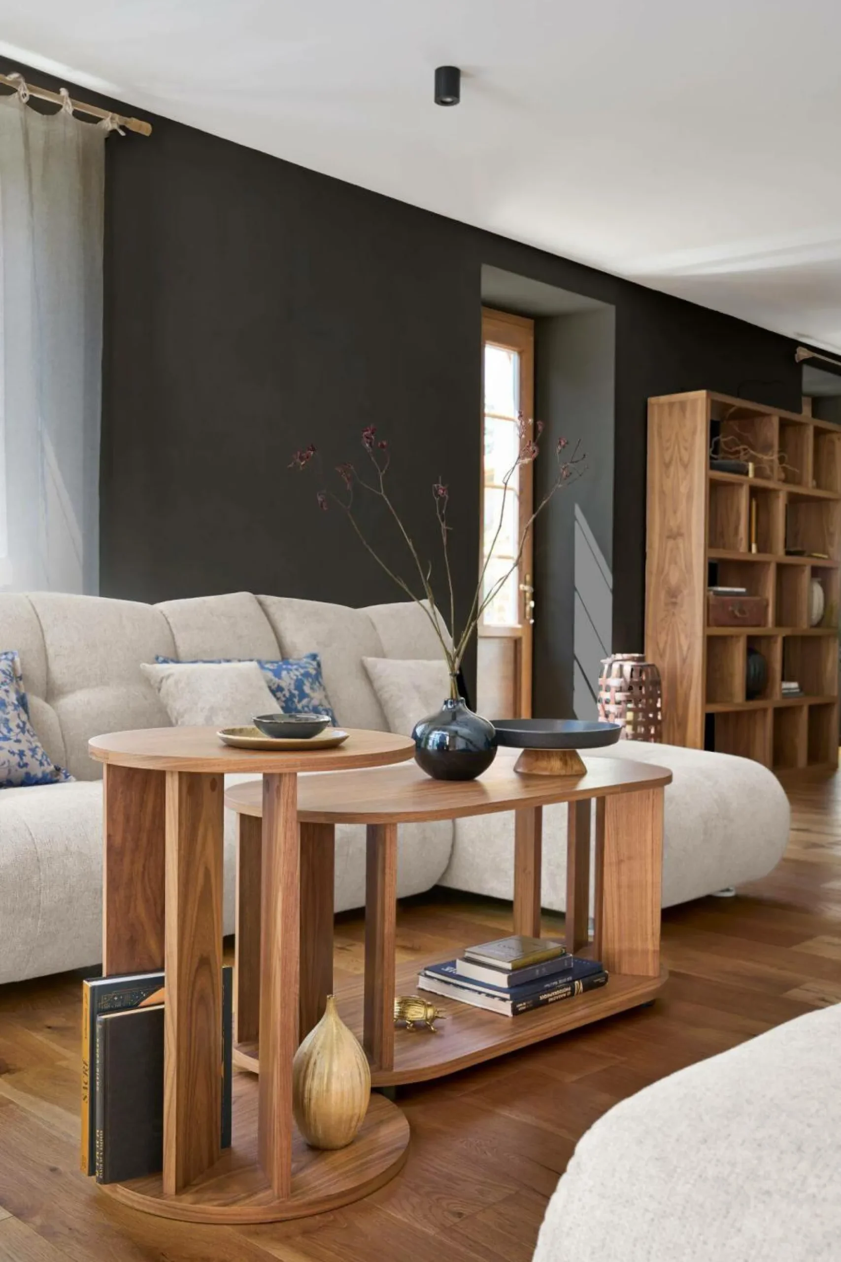 Canapés Modulables>Camif Pouf pour canapé modulable tissu Benny - Naturel