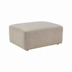 Canapés Modulables>Camif Pouf pour canapé modulable tissu Pixel - Naturel