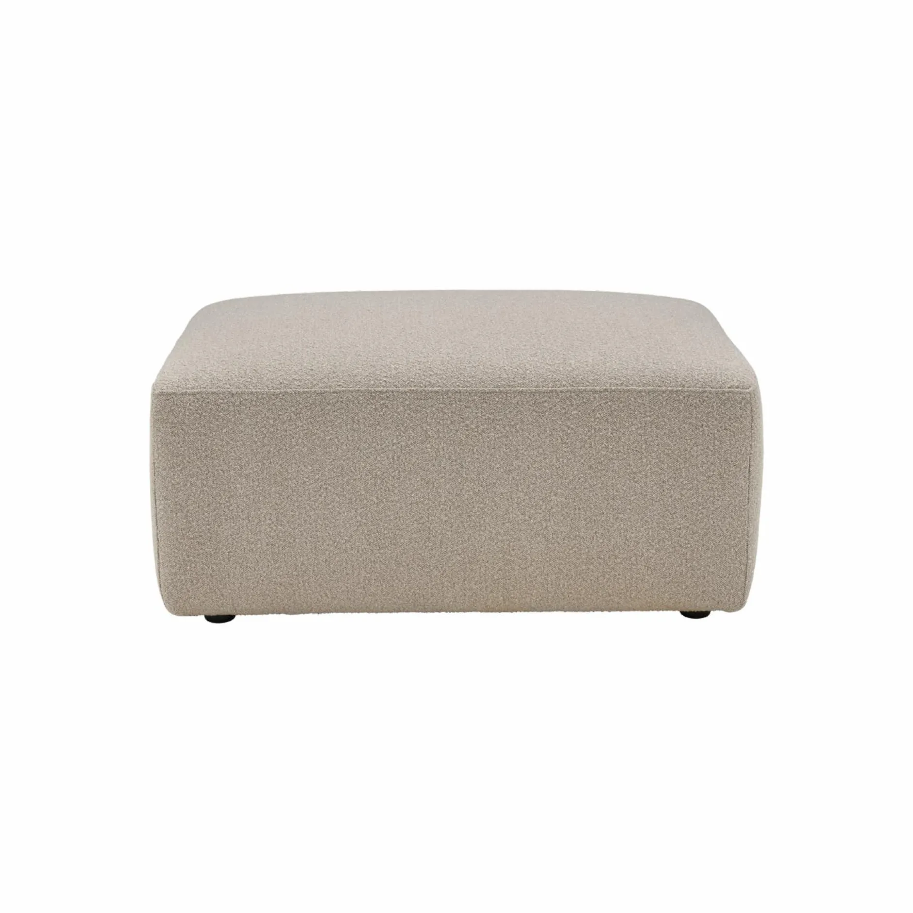 Canapés Modulables>Camif Pouf pour canapé modulable tissu Pixel - Naturel