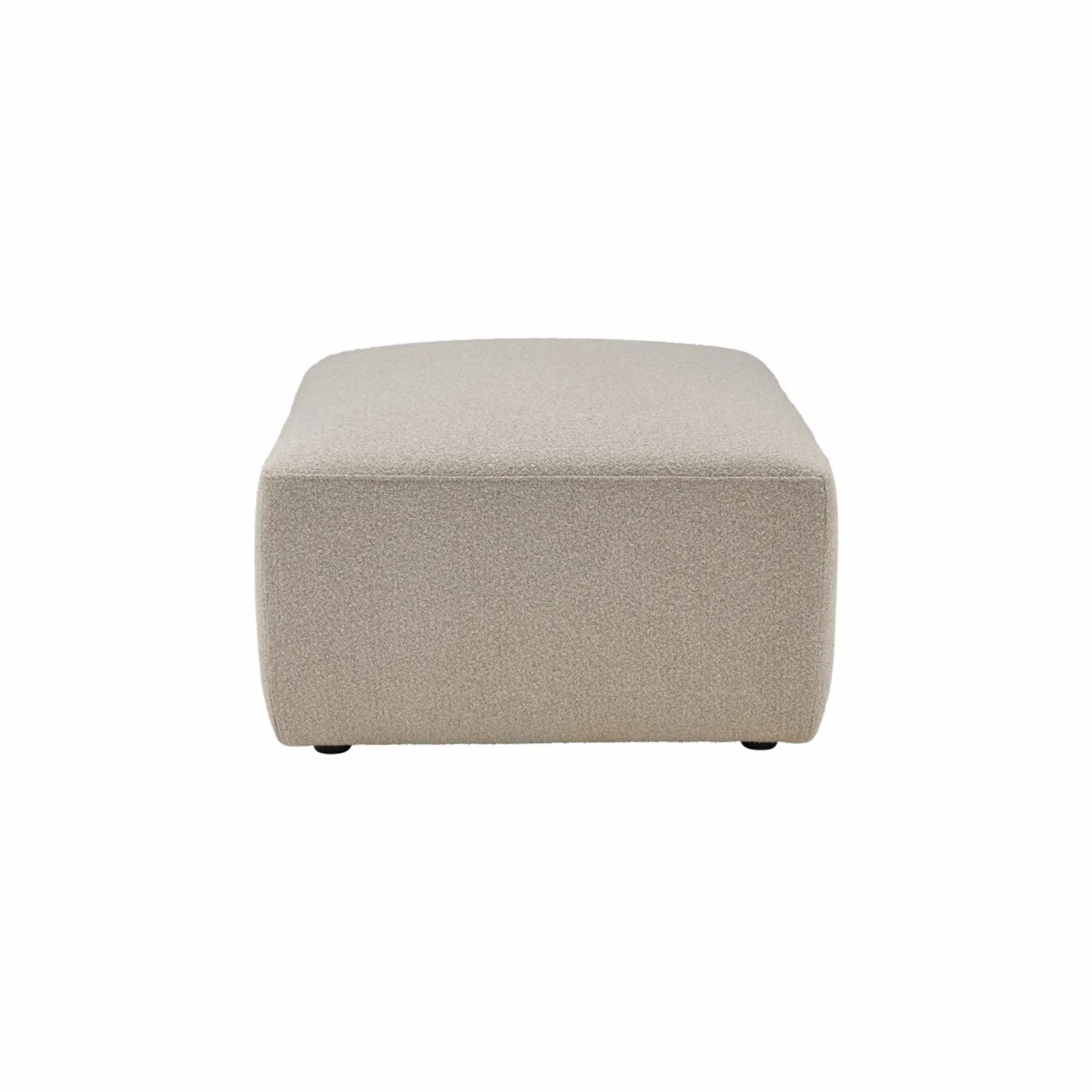 Canapés Modulables>Camif Pouf pour canapé modulable tissu Pixel - Naturel