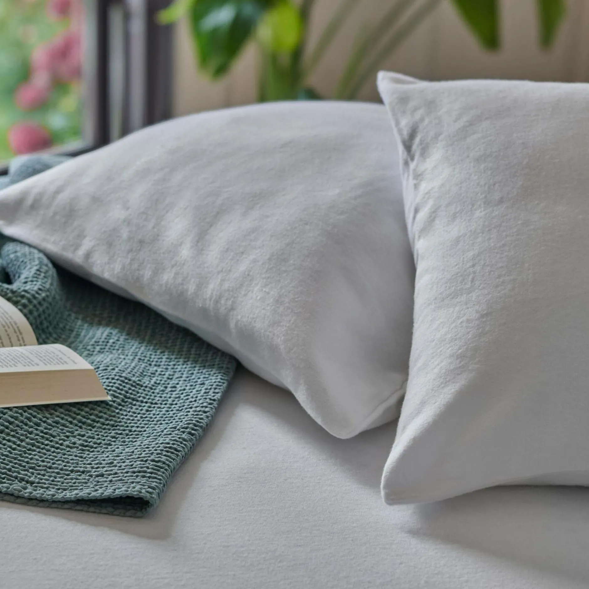 Protèges Oreillers|Protèges Oreillers>Camif Protège oreiller molleton anti acariens et bactérien Anais - 50 x 70 cm