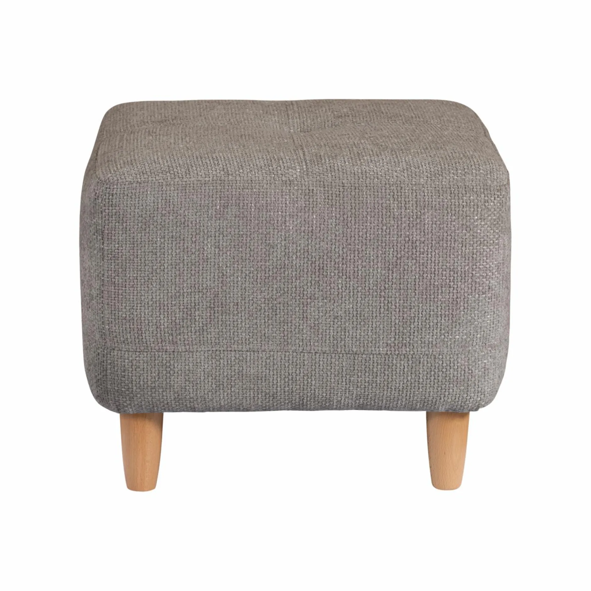 Repose-Pieds>Camif Repose pieds tissu Chambord - Gris