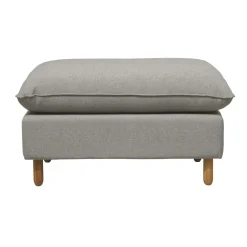 Repose-Pieds>Camif Repose-pieds tissu Portimo - Gris Clair