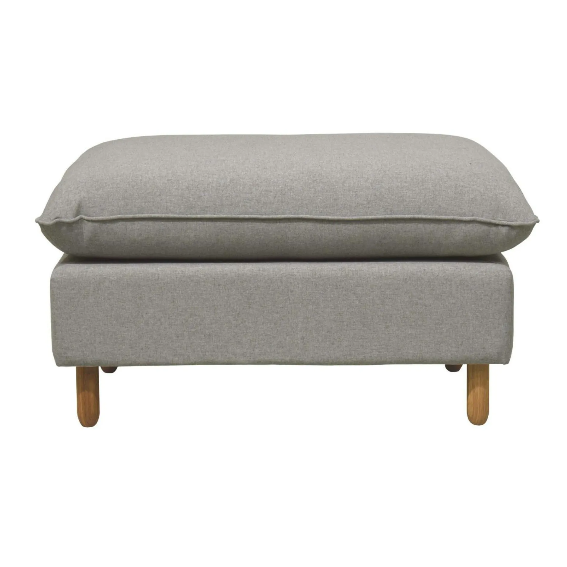 Repose-Pieds>Camif Repose-pieds tissu Portimo - Gris Clair