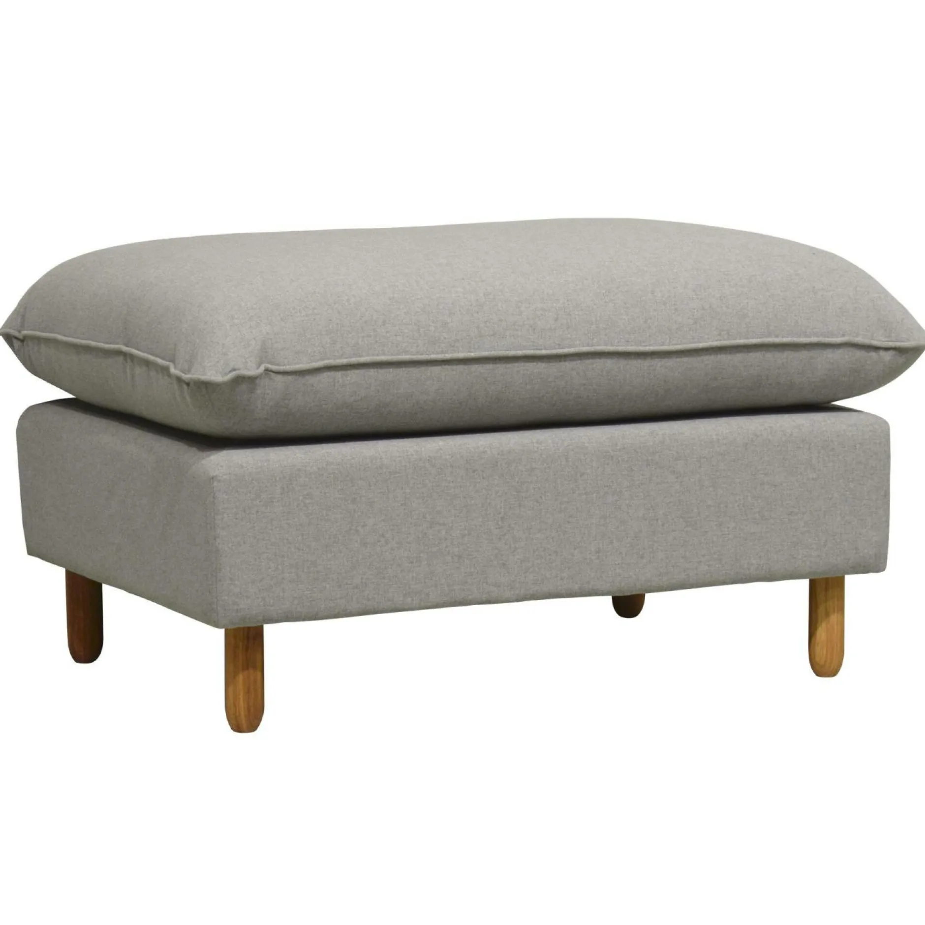 Repose-Pieds>Camif Repose-pieds tissu Portimo - Gris Clair