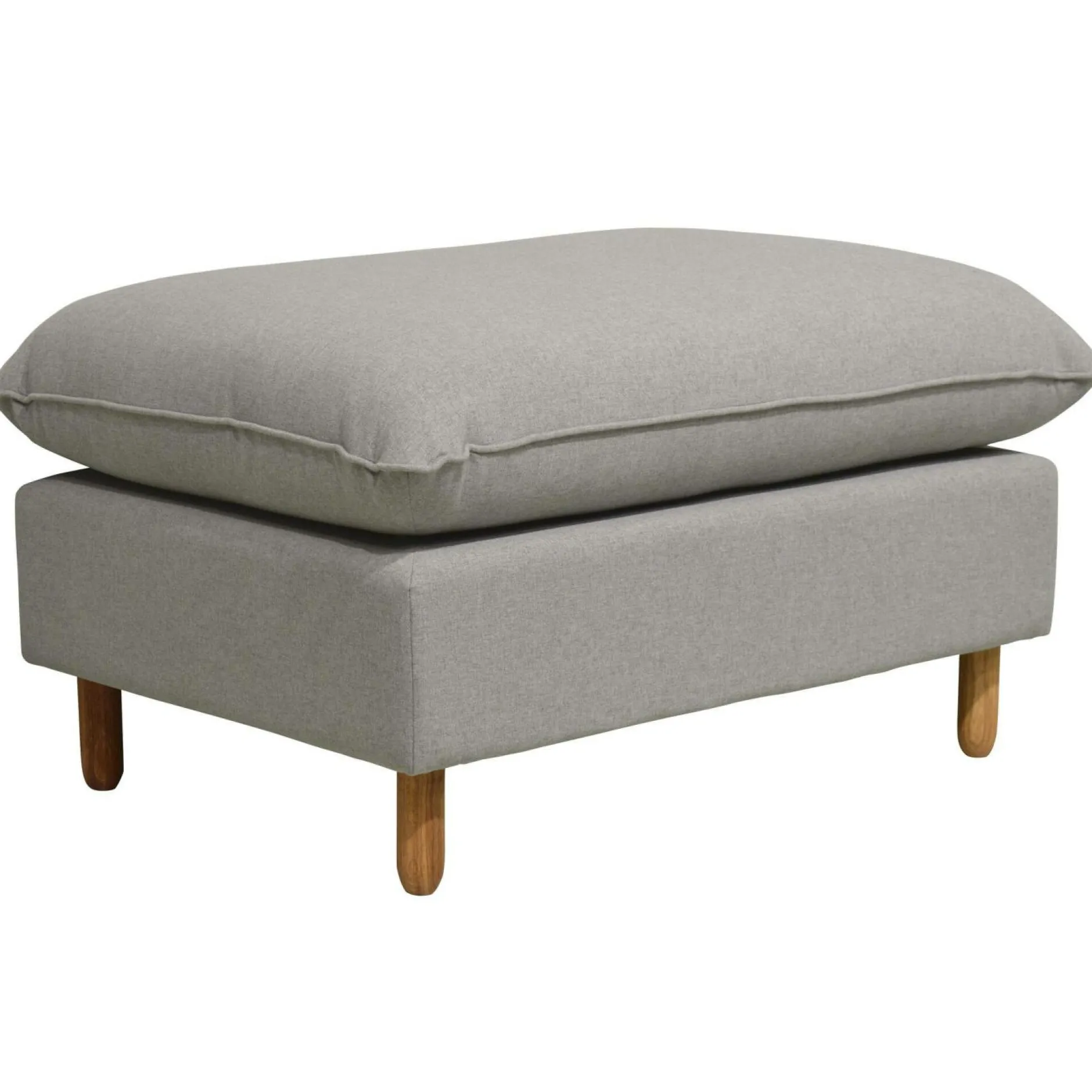 Repose-Pieds>Camif Repose-pieds tissu Portimo - Gris Clair