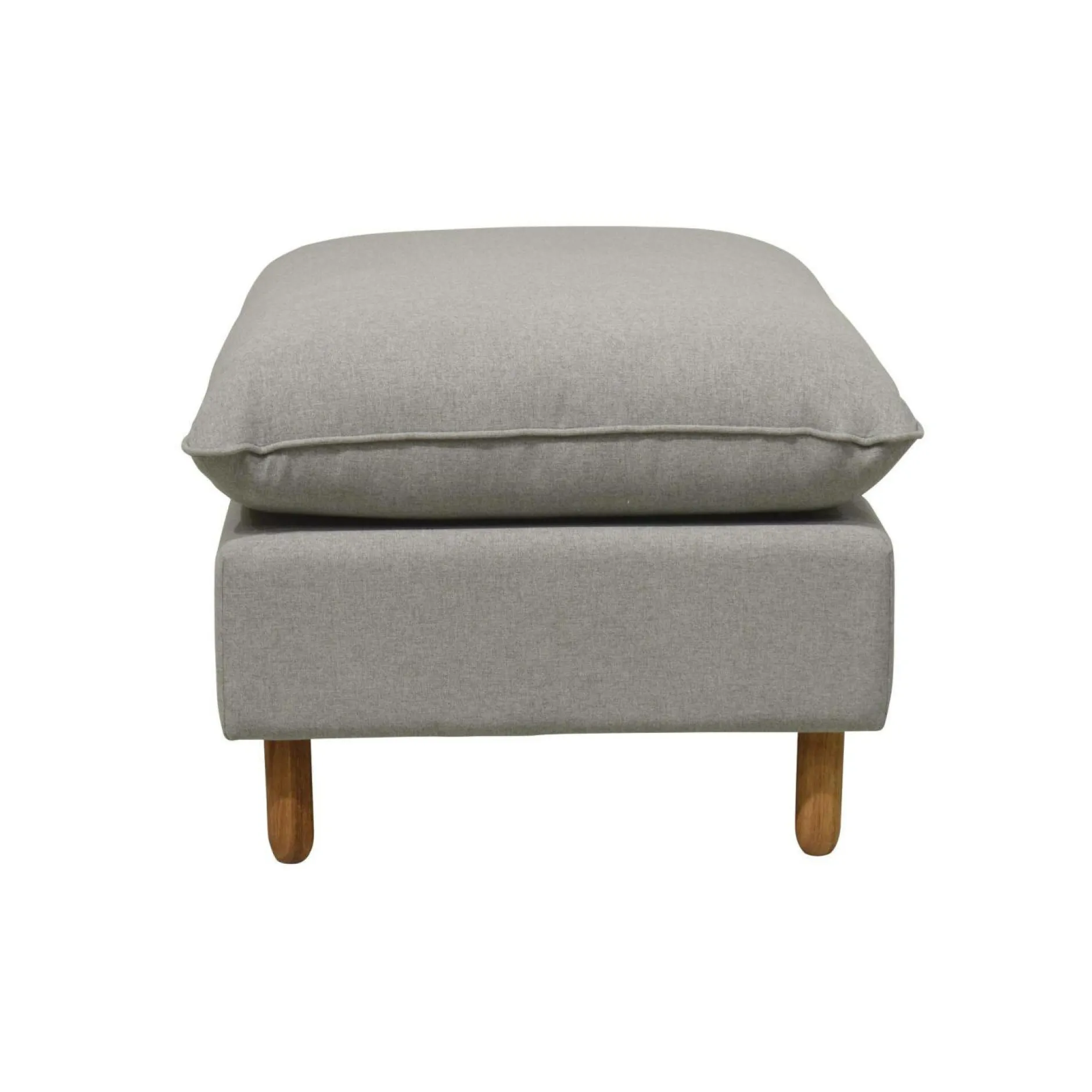 Repose-Pieds>Camif Repose-pieds tissu Portimo - Gris Clair