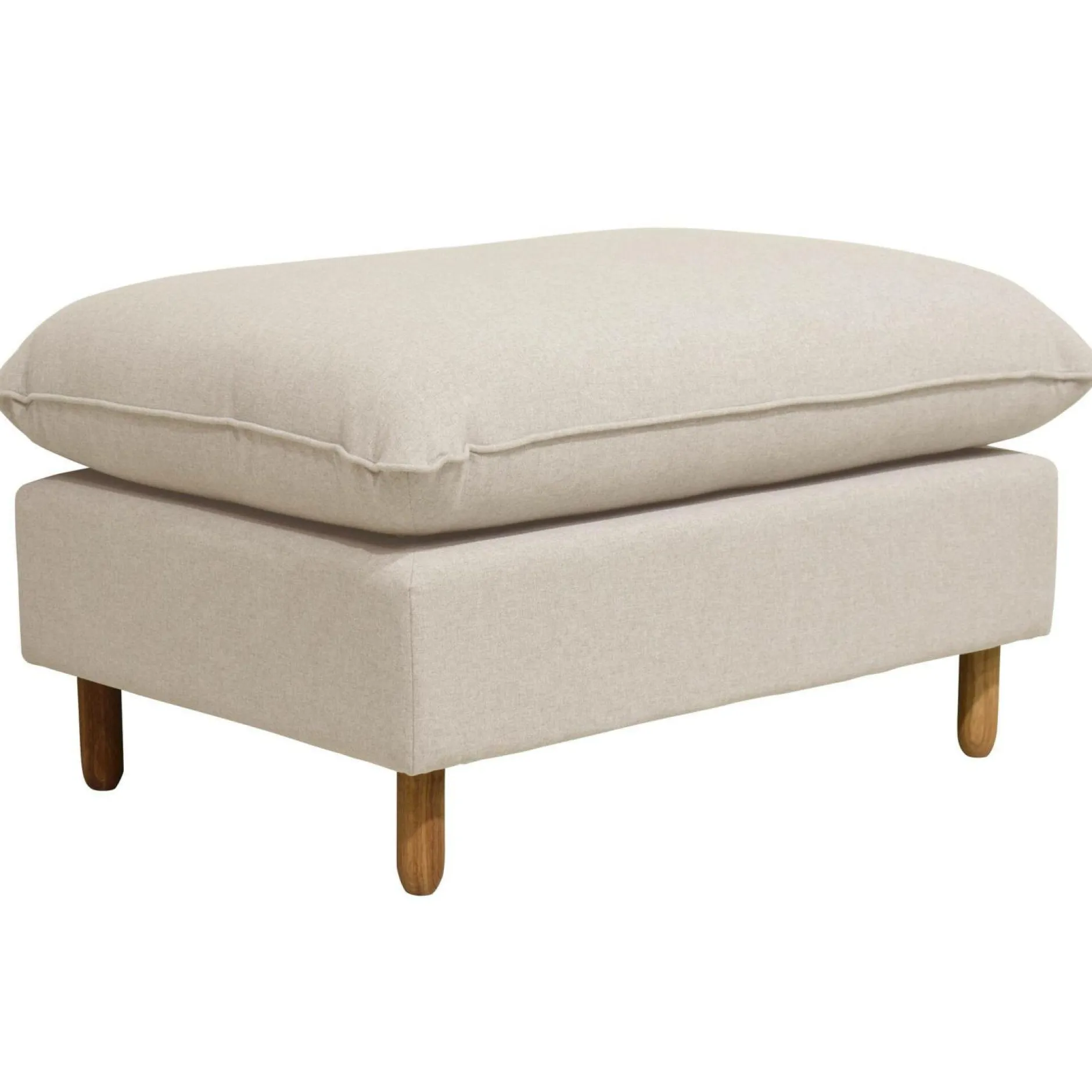 Repose-Pieds>Camif Repose-pieds tissu Portimo - Lin