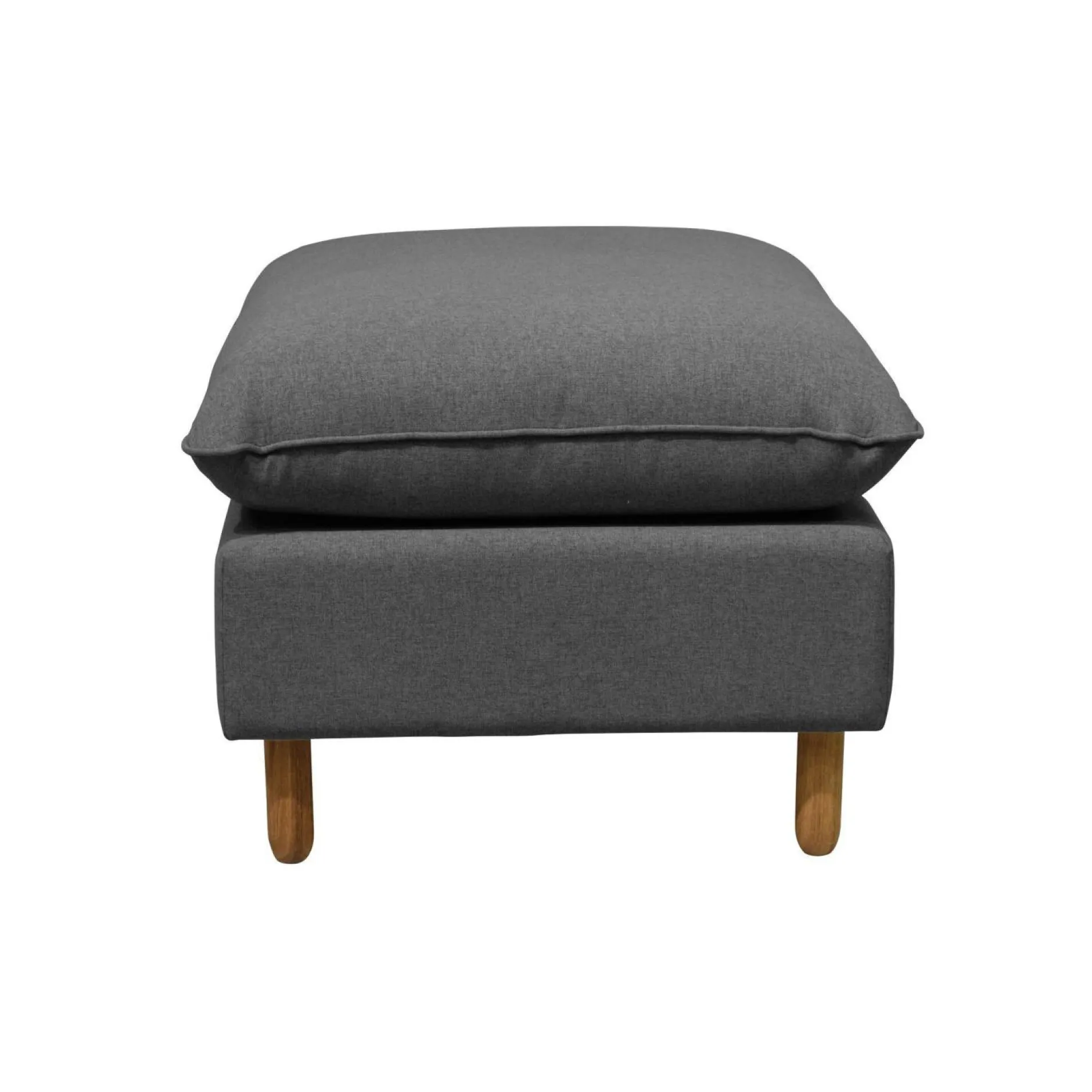 Repose-Pieds>Camif Repose-pieds tissu Portimo - Gris Foncé