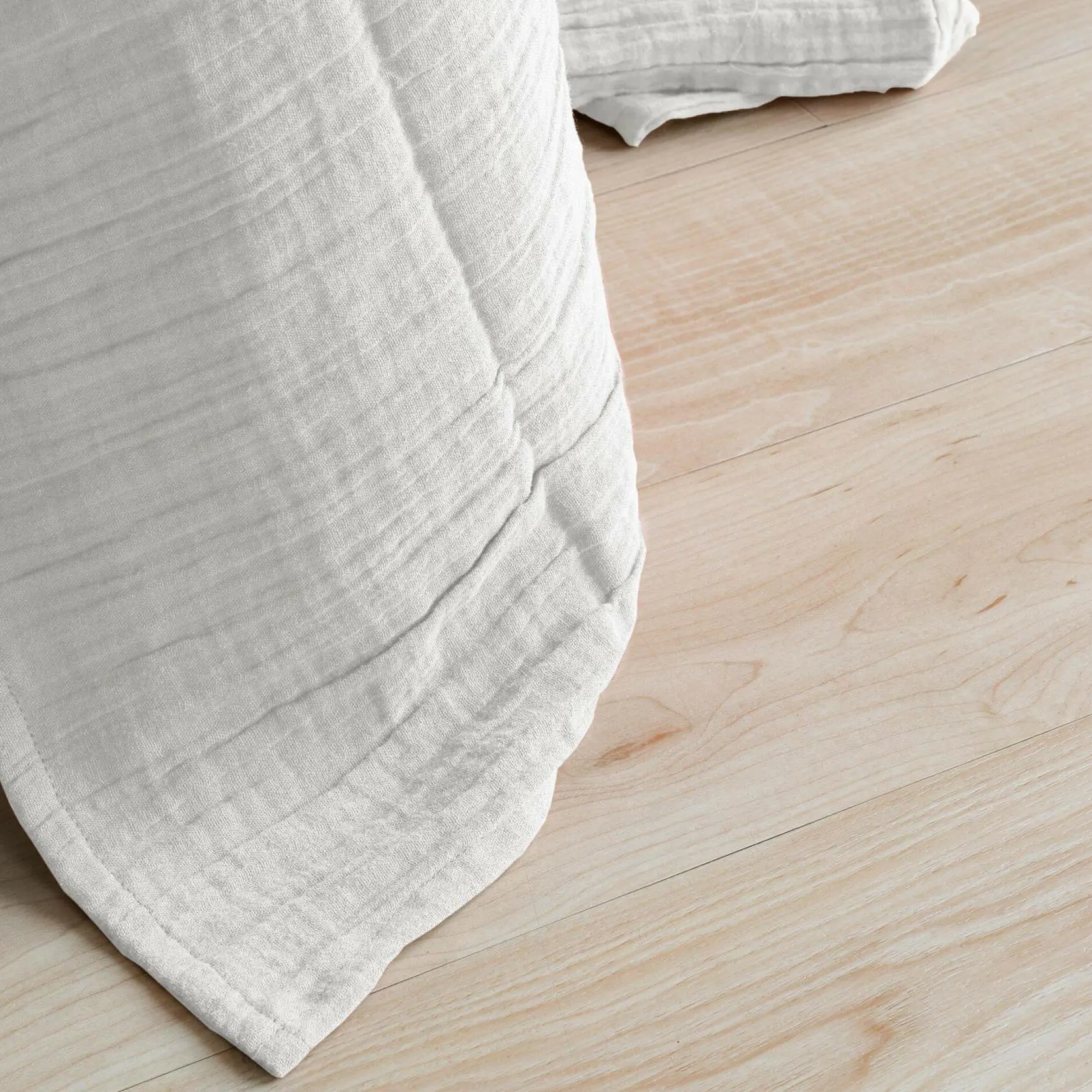 Rideaux Et Voilage|Rideaux Et Voilage>Camif Rideau à pattes gaze de coton Cybelle - Blanc