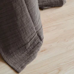 Rideaux Et Voilage|Rideaux Et Voilage></noscript>Camif Rideau à pattes gaze de coton Cybelle - Taupe