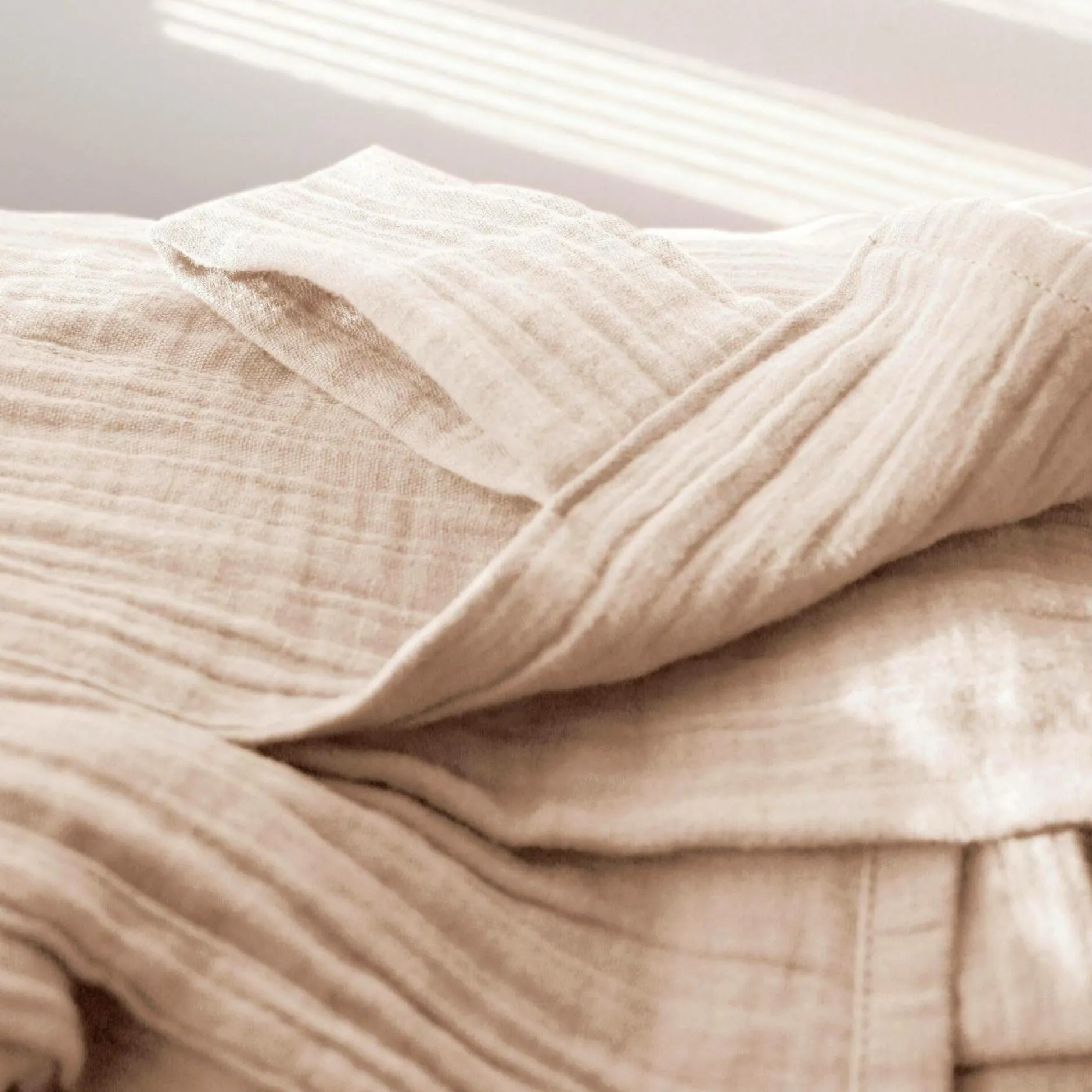 Rideaux Et Voilage|Rideaux Et Voilage>Camif Rideau à pattes gaze de coton Cybelle - Naturel