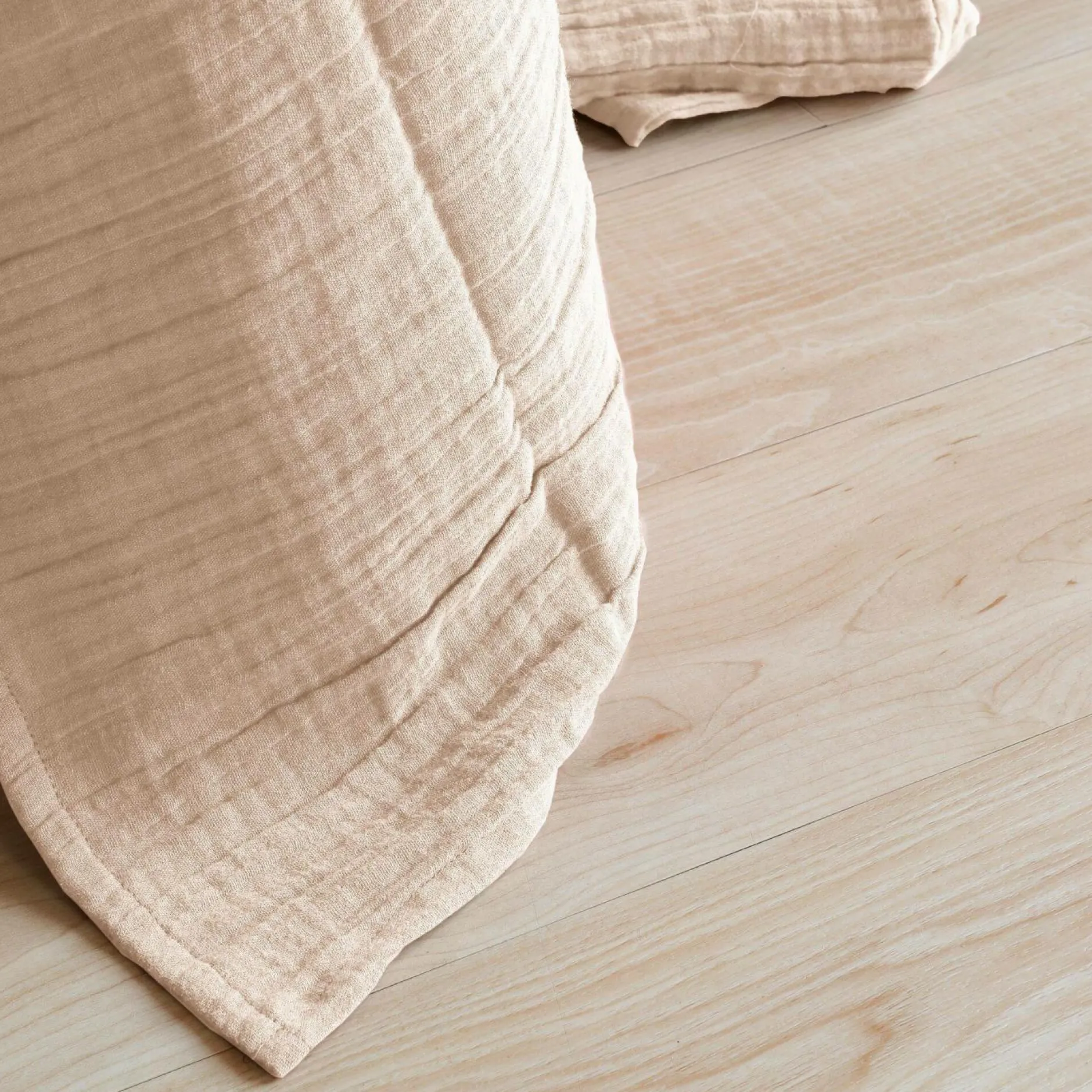 Rideaux Et Voilage|Rideaux Et Voilage>Camif Rideau à pattes gaze de coton Cybelle - Naturel