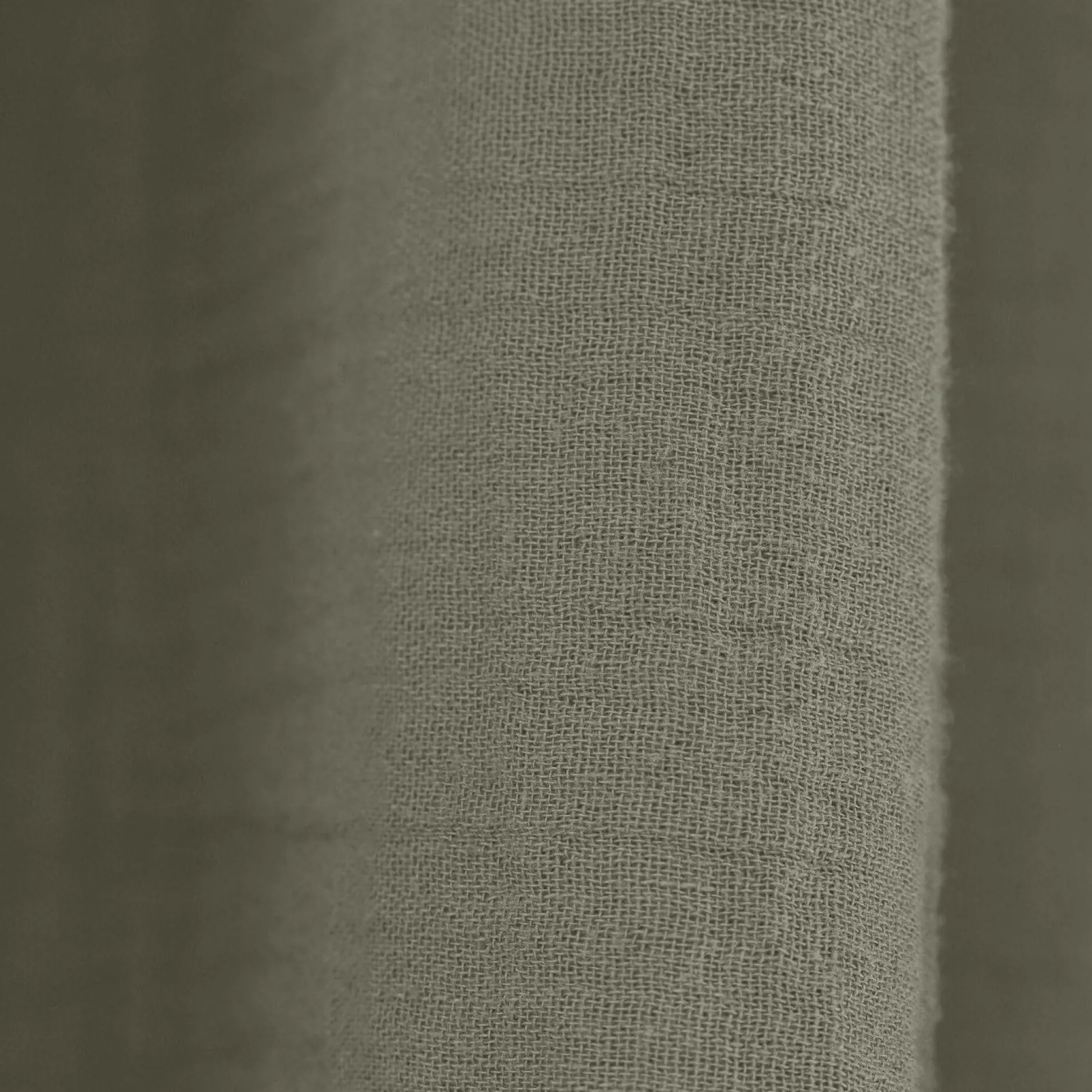 Rideaux Et Voilage|Rideaux Et Voilage>Camif Rideau à pattes gaze de coton Cybelle - Thym