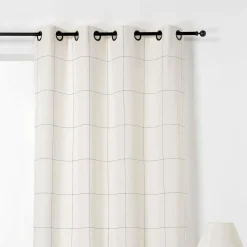 Rideaux Et Voilage|Rideaux Et Voilage>Camif Rideau coton lin Léonin - - 135 x 260 cm Ecru