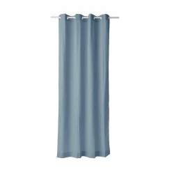 Rideaux Et Voilage|Rideaux Et Voilage>Camif Rideau coton lin Valentine - Bleu Gris