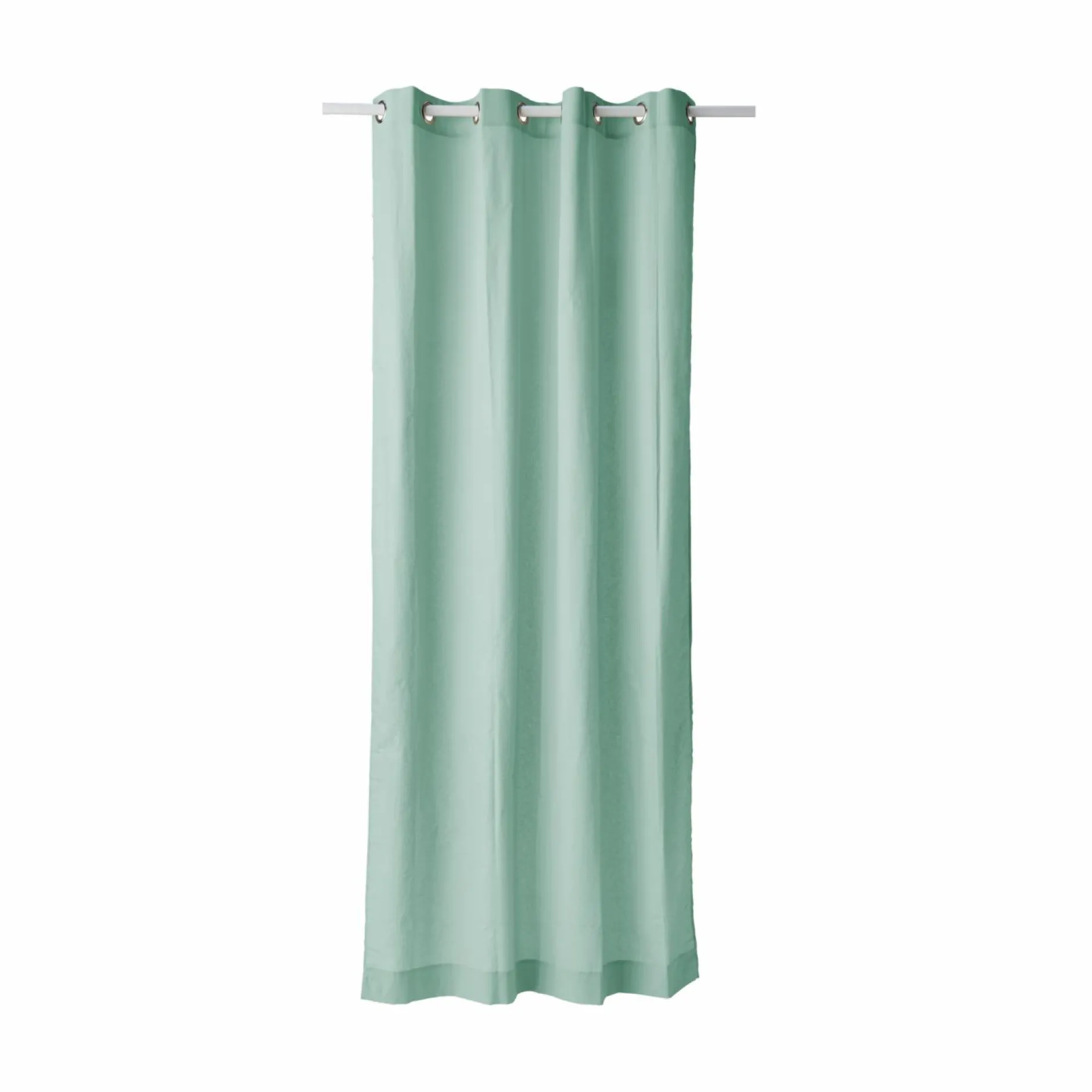 Rideaux Et Voilage|Rideaux Et Voilage>Camif Rideau coton lin Valentine - Bleu écume