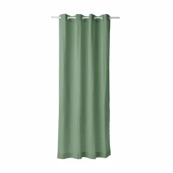Rideaux Et Voilage|Rideaux Et Voilage>Camif Rideau coton lin Valentine - Vert Amande