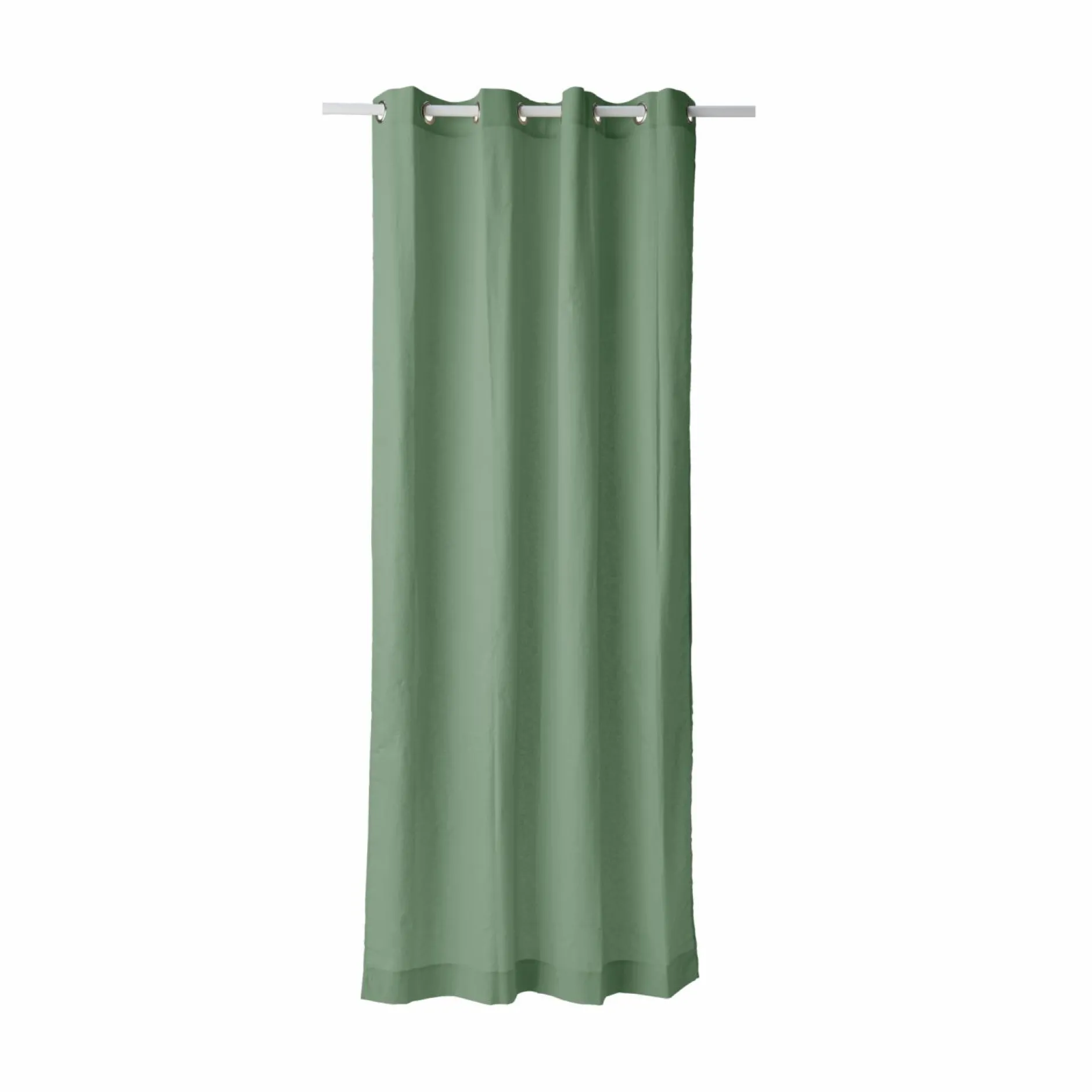 Rideaux Et Voilage|Rideaux Et Voilage>Camif Rideau coton lin Valentine - Vert Amande