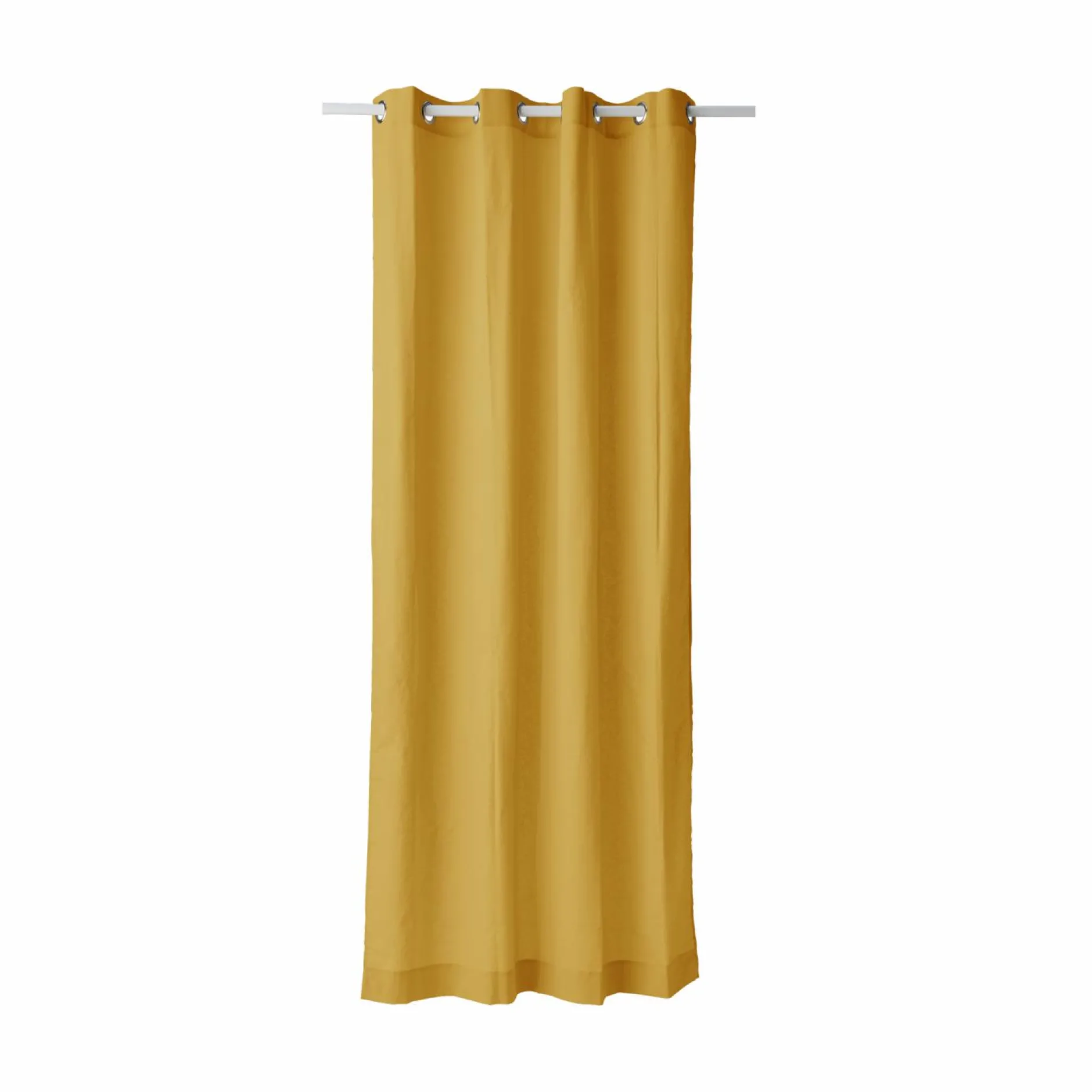 Rideaux Et Voilage|Rideaux Et Voilage>Camif Rideau coton lin Valentine - Curry