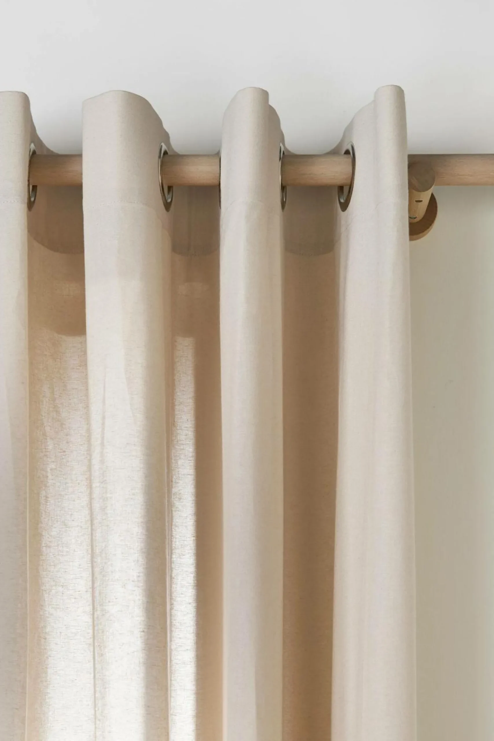 Rideaux Et Voilage|Rideaux Et Voilage>Camif Rideau coton Valentine - Lin