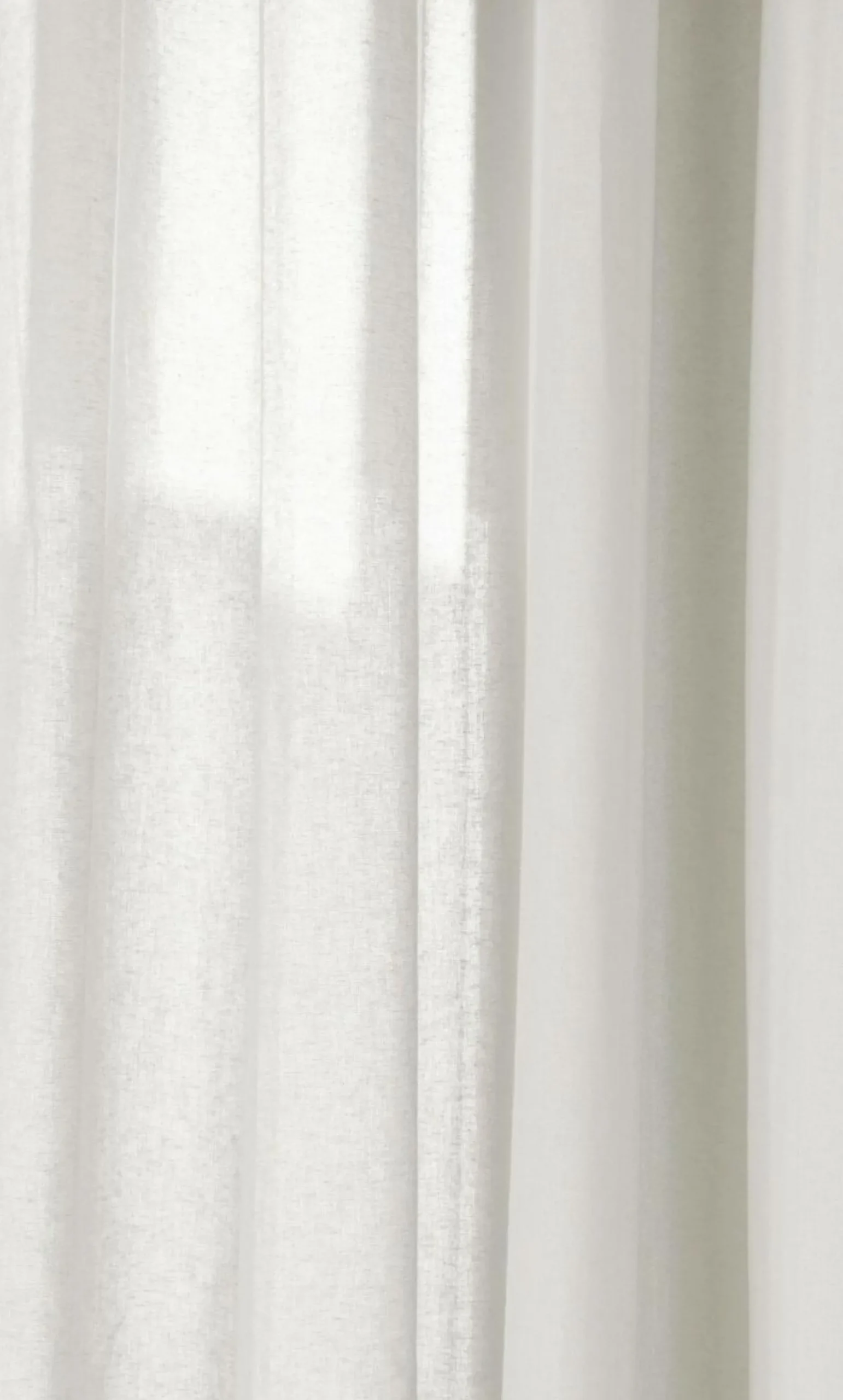 Rideaux Et Voilage|Rideaux Et Voilage>Camif Rideau coton lin Valentine - Blanc