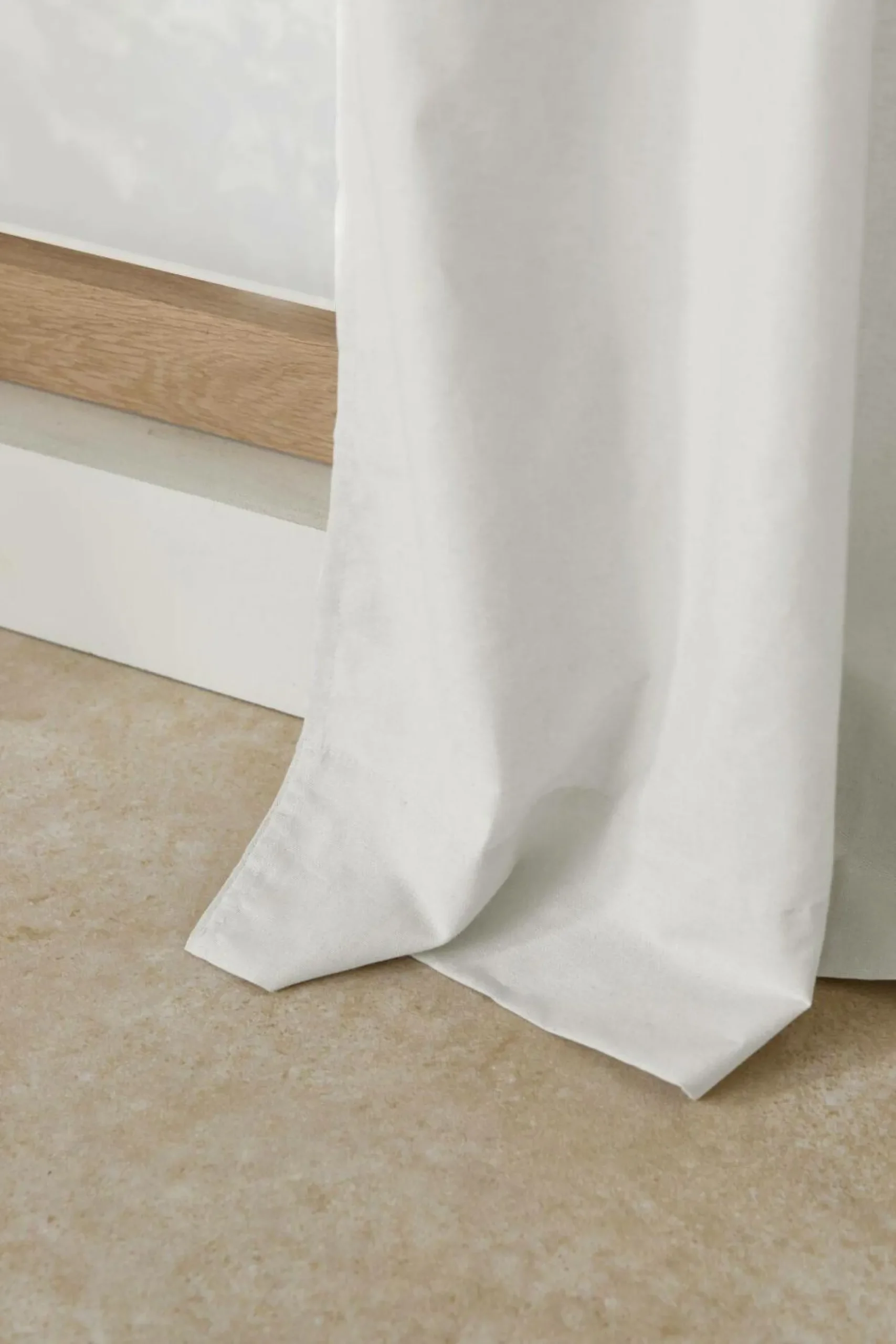 Rideaux Et Voilage|Rideaux Et Voilage>Camif Rideau coton lin Valentine - Blanc