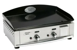 Ensembles Planchas Et Dessertes>Camif ROLLER GRILL Ensemble Plancha émaillé 600x400 gaz + desserte