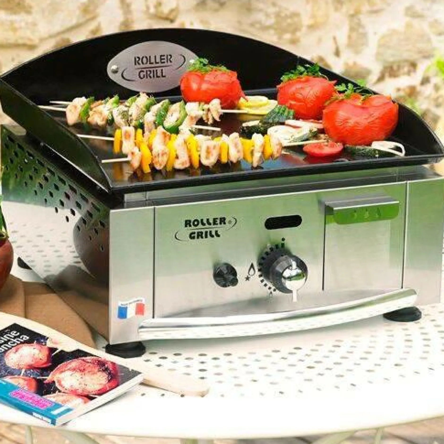 Planchas>Camif ROLLER GRILL Plancha 400x400 électrique