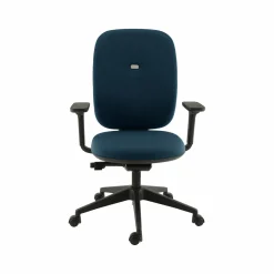 Chaises De Bureau>Camif SOKOA Siége Alaia dossier tapissé avec accoudoirs - Indigo