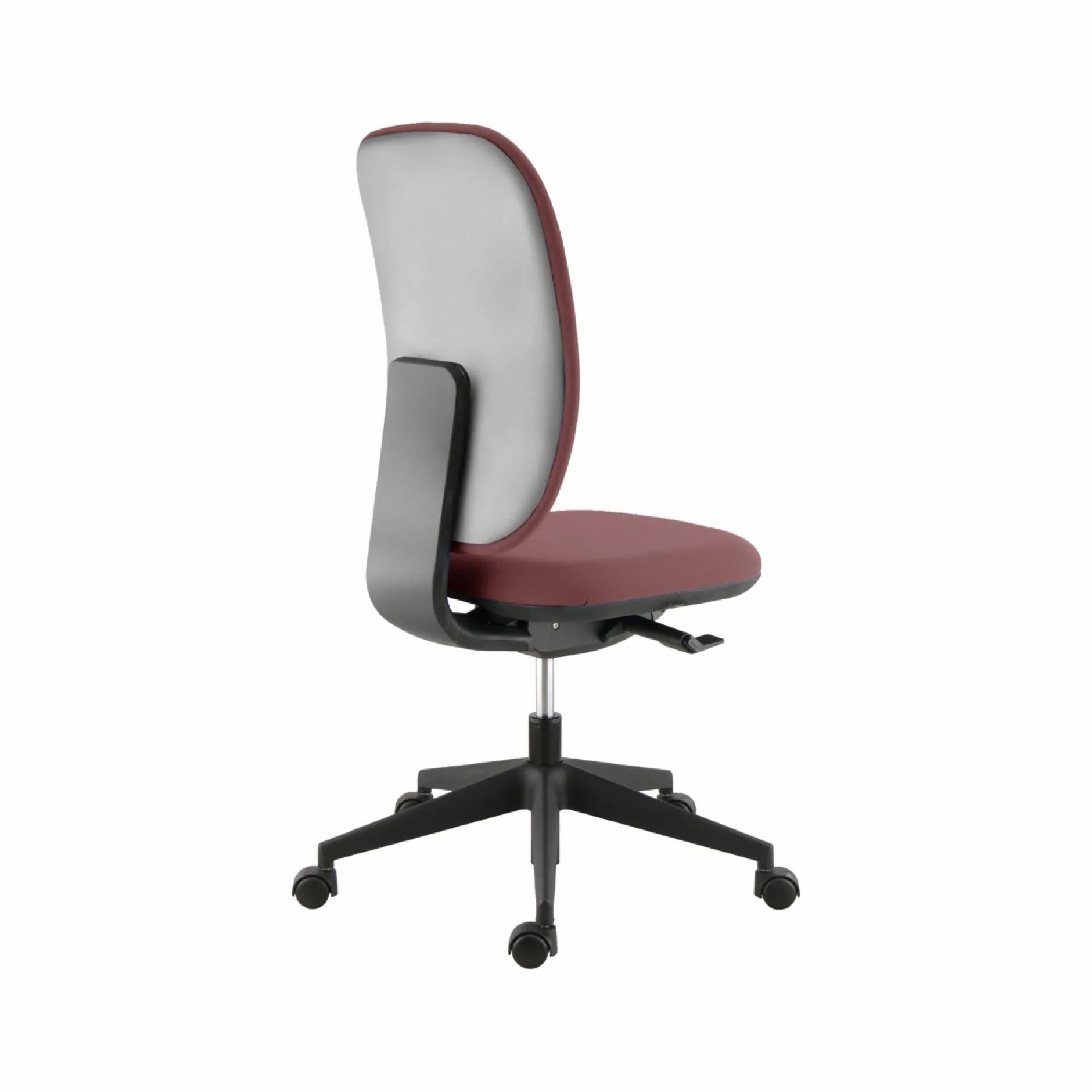 Chaises De Bureau>Camif SOKOA Siége Alaia dossier tapissé sans accoudoirs - Lie de Vin