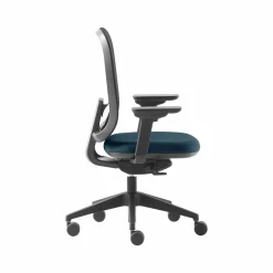 Chaises De Bureau>Camif SOKOA Siége Alaia dossier résille avec accoudoirs - Indigo