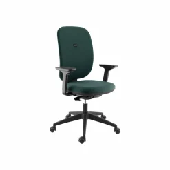 Chaises De Bureau>Camif SOKOA Siége Alaia dossier tapissé avec accoudoirs - Vert Jungle