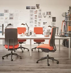 Chaises De Bureau>Camif SOKOA Siége Wi-Max sans accoudoirs - Indigo