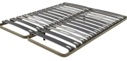 Sommiers 90 X 190 Cm|Sommiers 140 X 190 Cm>Camif Sommier cadre à latte 5 zones de soutien Ethan - 2 x 70 x 190 cm