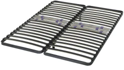 Sommiers 140 X 190 Cm|Sommiers 90 X 190 Cm>Camif Sommier cadre à lattes réglables Erin - 2 x 80 x 200 cm